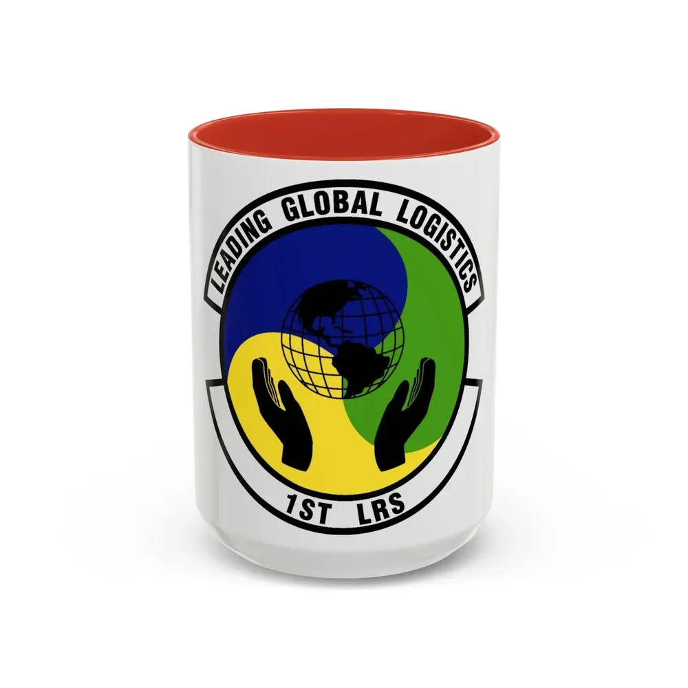 1st Logistics Readiness Squadron (U.S. Air Force) Accent Coffee Mug 15oz Red - Go Mug Yourself
