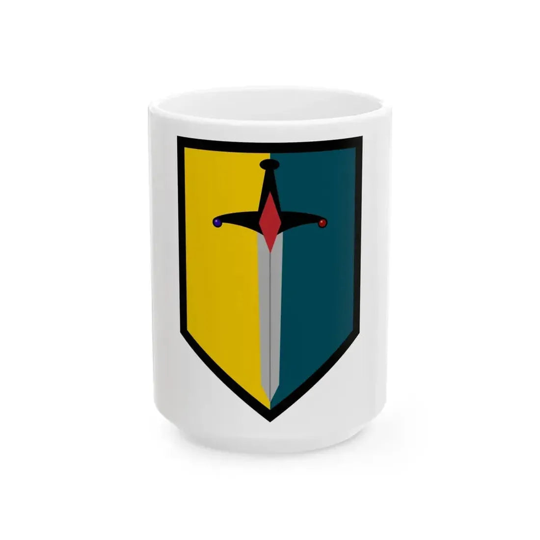 1st Maneuver Enhancement Brigade (U.S. Army) White Coffee Mug 15oz - Go Mug Yourself