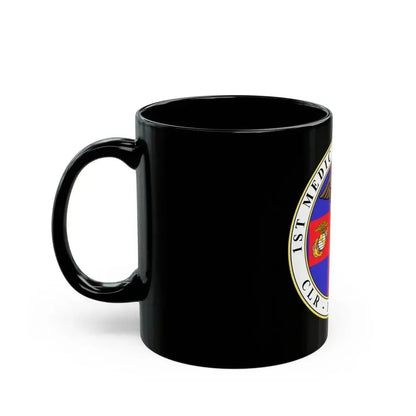 1st Medical Battalion (USMC) Black Coffee Mug - Go Mug Yourself
