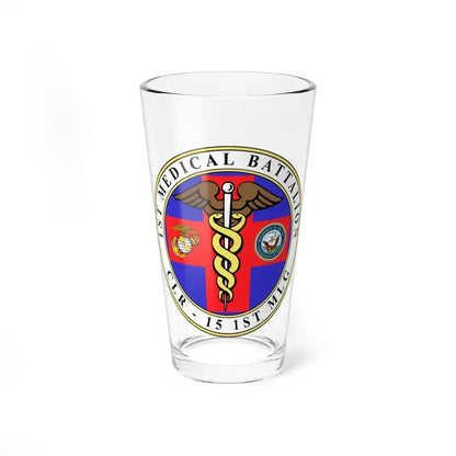 1st Medical Battalion (USMC) Pint Glass 16oz 16oz - Go Mug Yourself