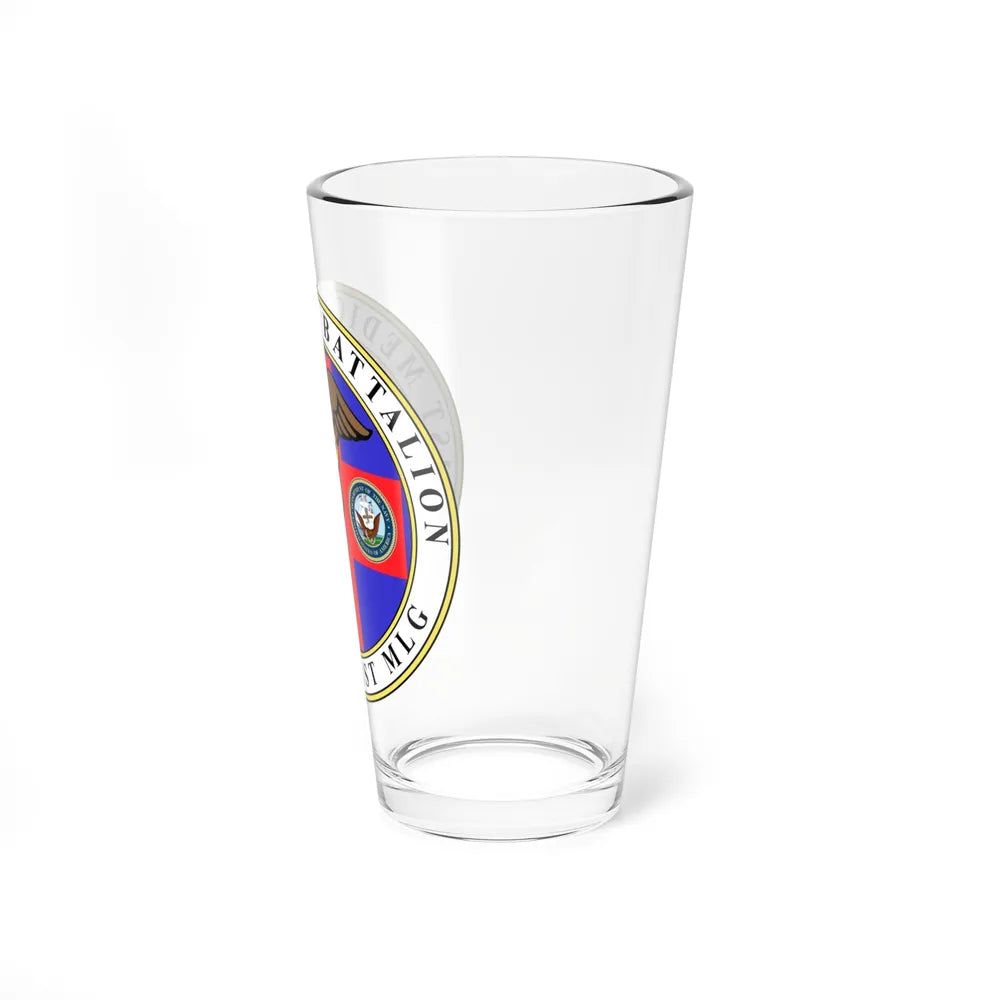 1st Medical Battalion (USMC) Pint Glass 16oz-Go Mug Yourself