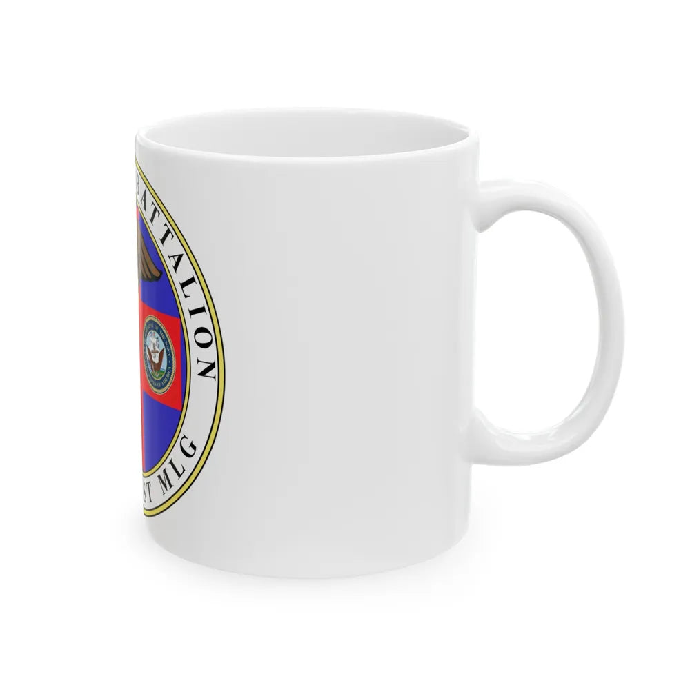 1st Medical Battalion (USMC) White Coffee Mug-Go Mug Yourself