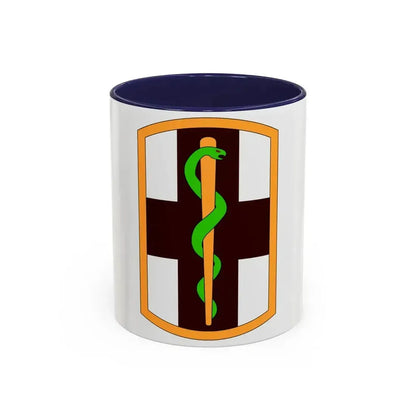1st Medical Brigade (U.S. Army) Accent Coffee Mug 11oz Navy - Go Mug Yourself
