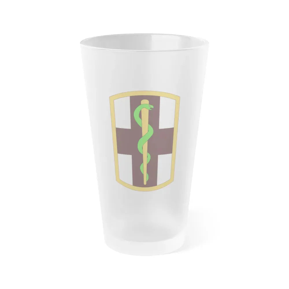 1st Medical Brigade (U.S. Army) Frosted Pint Glass 16oz Default Title - Go Mug Yourself