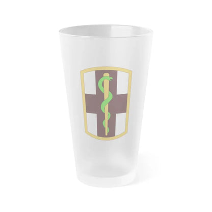1st Medical Brigade (U.S. Army) Frosted Pint Glass 16oz Default Title - Go Mug Yourself