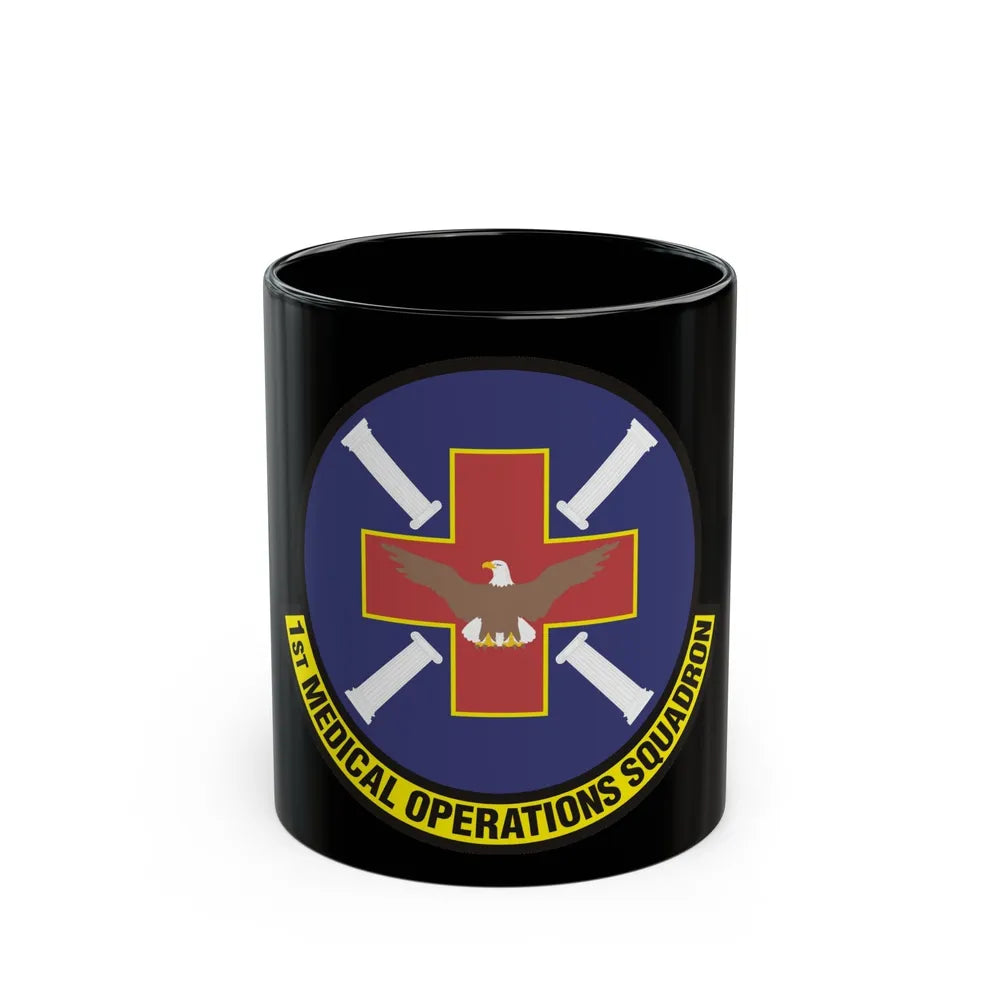 1st Medical Operations Squadron (U.S. Air Force) Black Coffee Mug-11oz-Go Mug Yourself