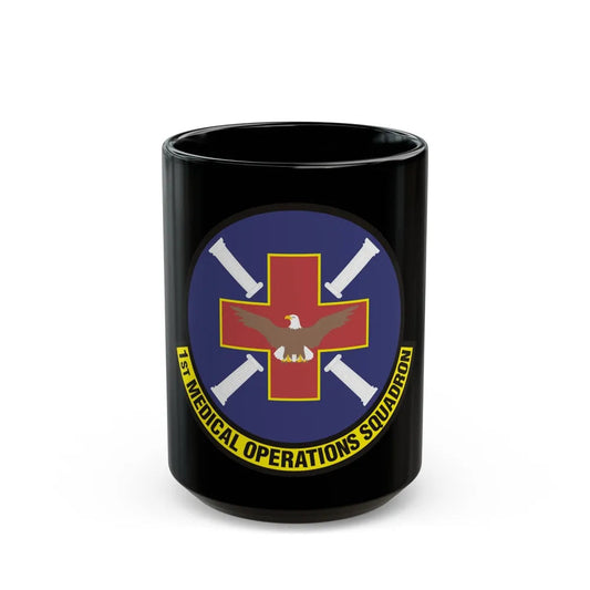 1st Medical Operations Squadron (U.S. Air Force) Black Coffee Mug-15oz-Go Mug Yourself