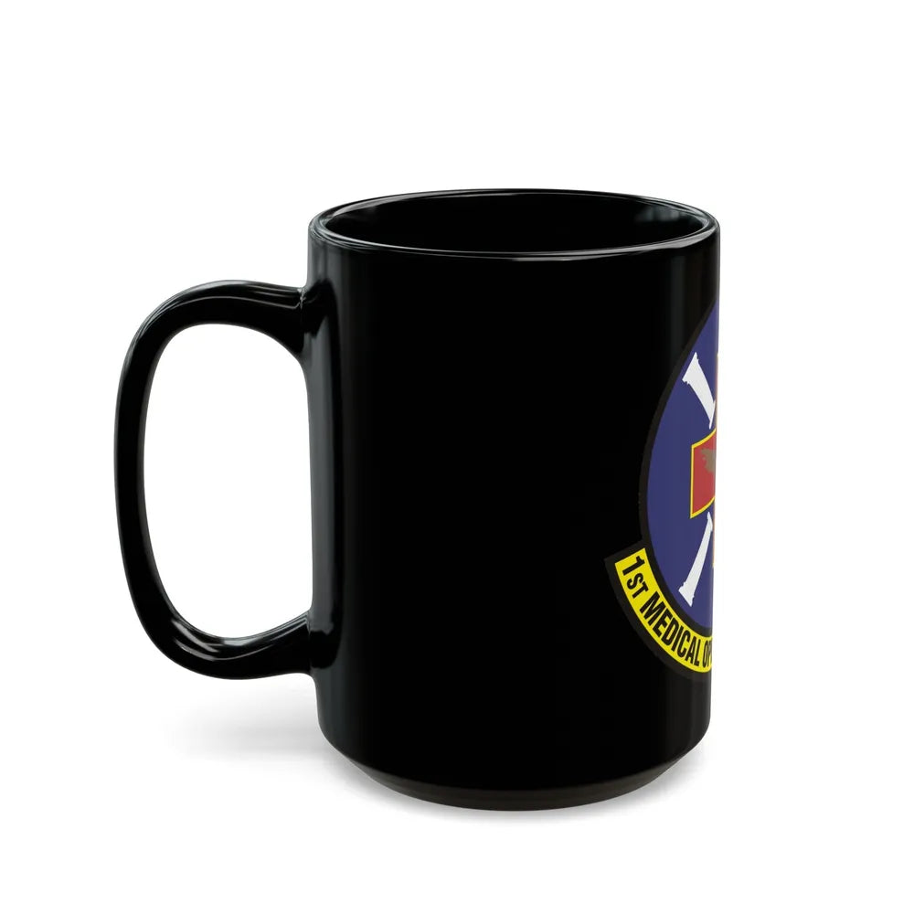 1st Medical Operations Squadron (U.S. Air Force) Black Coffee Mug-Go Mug Yourself