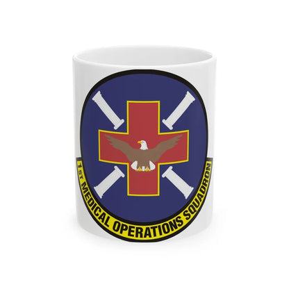 1st Medical Operations Squadron (U.S. Air Force) White Coffee Mug-11oz-Go Mug Yourself