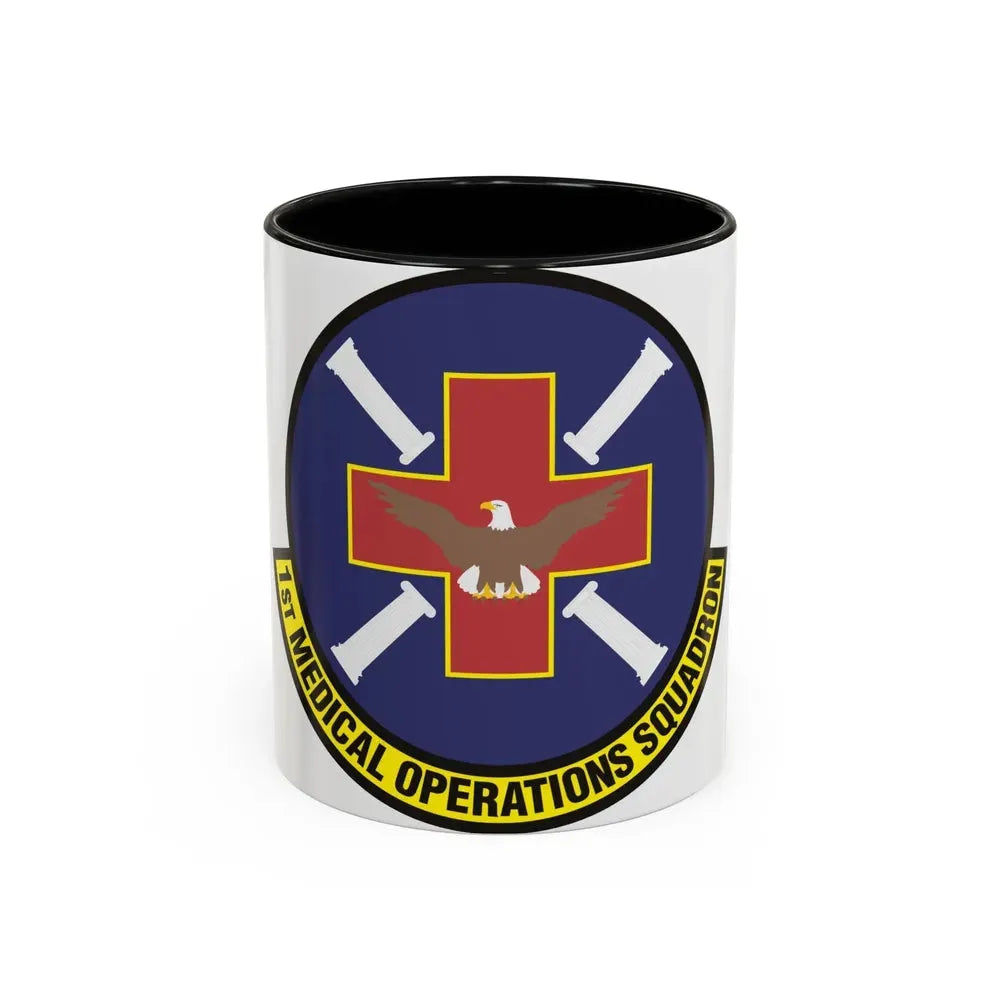 1st Medical Operations Squadron (U.S. Air Force) Accent Coffee Mug 11oz Black - Go Mug Yourself