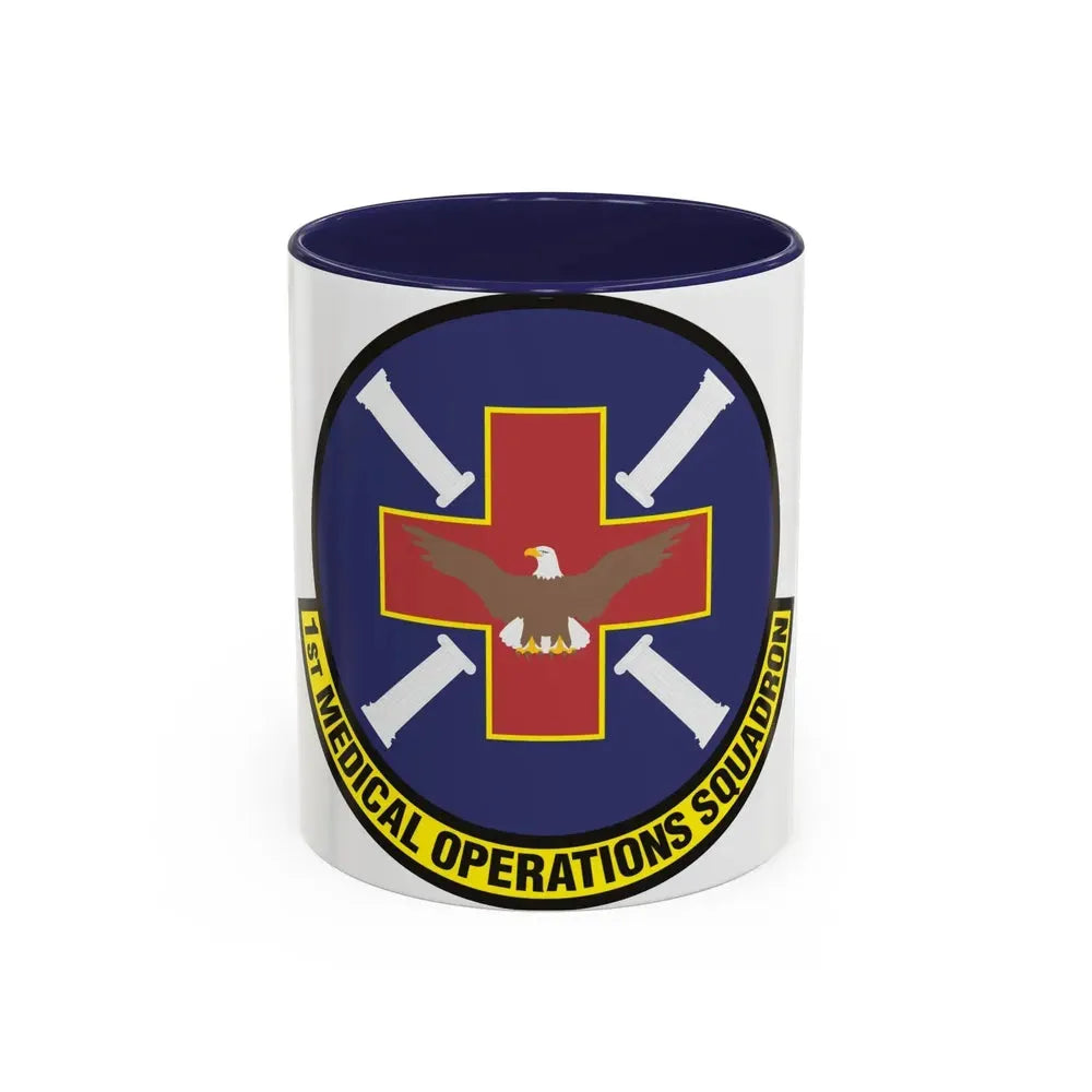 1st Medical Operations Squadron (U.S. Air Force) Accent Coffee Mug 11oz Navy - Go Mug Yourself