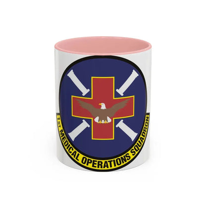 1st Medical Operations Squadron (U.S. Air Force) Accent Coffee Mug 11oz Pink - Go Mug Yourself