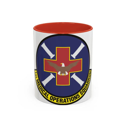 1st Medical Operations Squadron (U.S. Air Force) Accent Coffee Mug 11oz Red - Go Mug Yourself