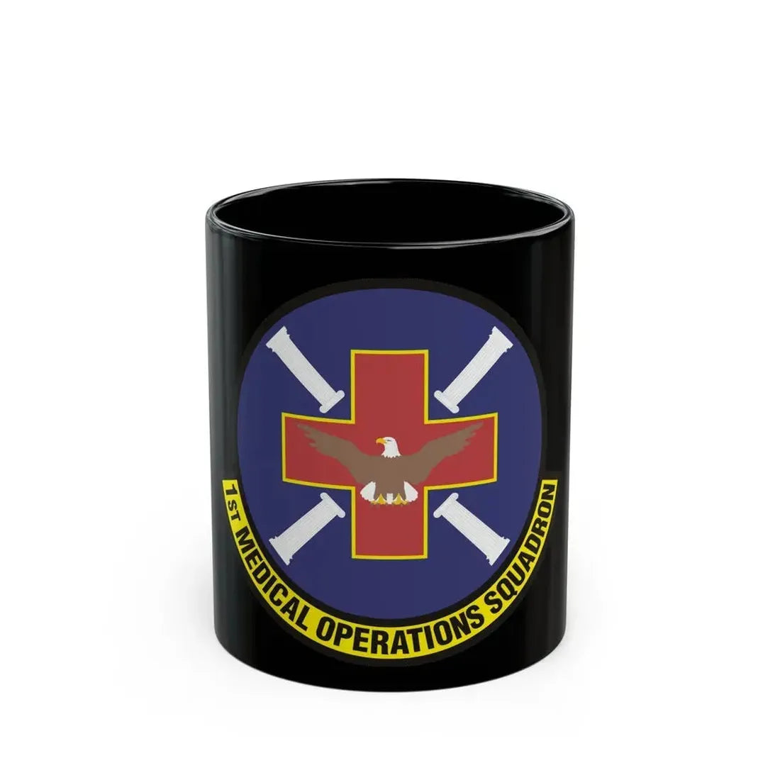 1st Medical Operations Squadron (U.S. Air Force) Black Coffee Mug 11oz - Go Mug Yourself