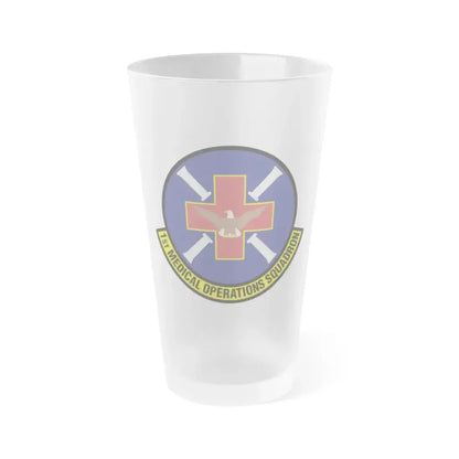 1st Medical Operations Squadron (U.S. Air Force) Frosted Pint Glass 16oz 16oz Frosted - Go Mug Yourself