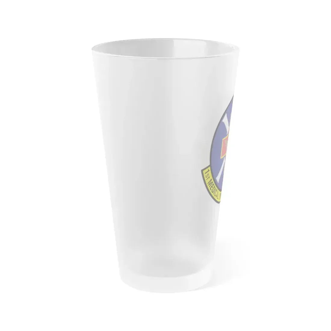 1st Medical Operations Squadron (U.S. Air Force) Frosted Pint Glass 16oz - Go Mug Yourself