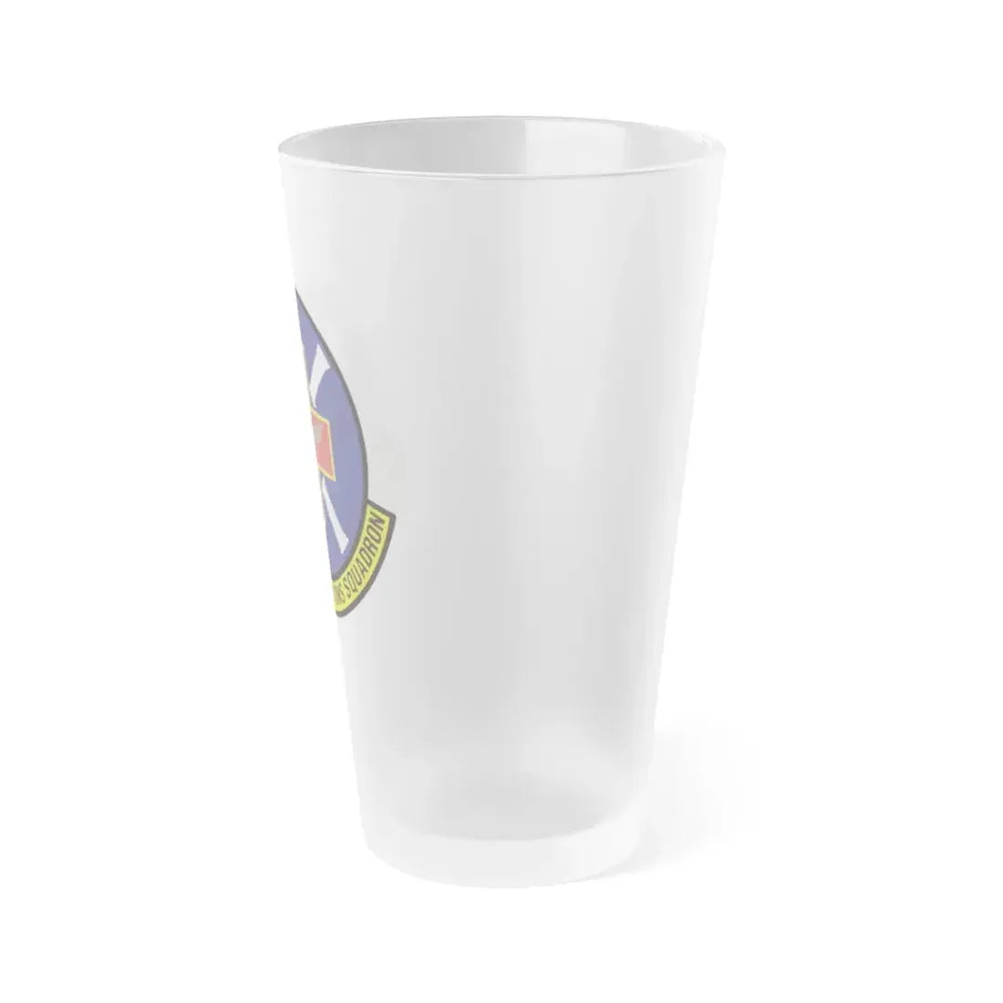 1st Medical Operations Squadron (U.S. Air Force) Frosted Pint Glass 16oz - Go Mug Yourself