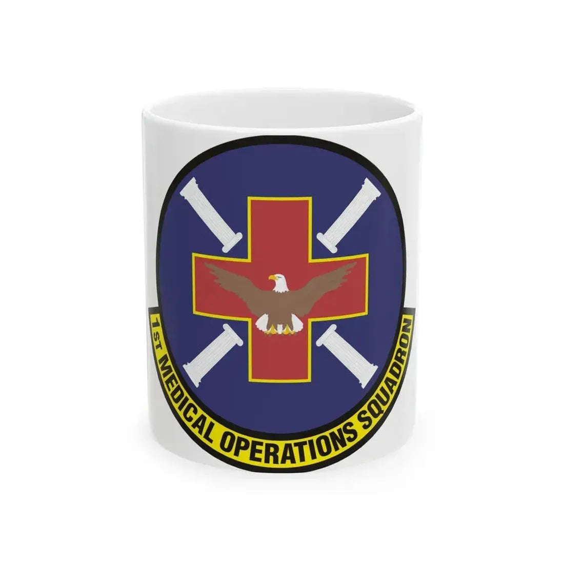 1st Medical Operations Squadron (U.S. Air Force) White Coffee Mug 11oz - Go Mug Yourself