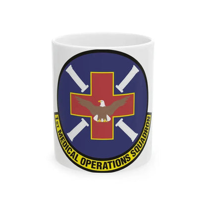 1st Medical Operations Squadron (U.S. Air Force) White Coffee Mug 11oz - Go Mug Yourself