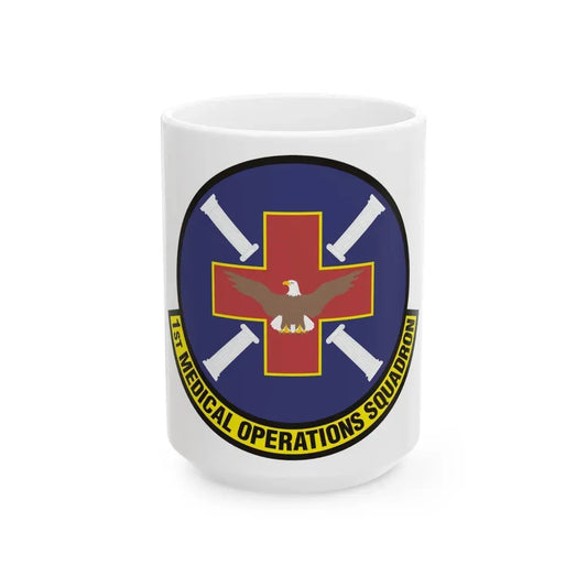 1st Medical Operations Squadron (U.S. Air Force) White Coffee Mug 15oz - Go Mug Yourself