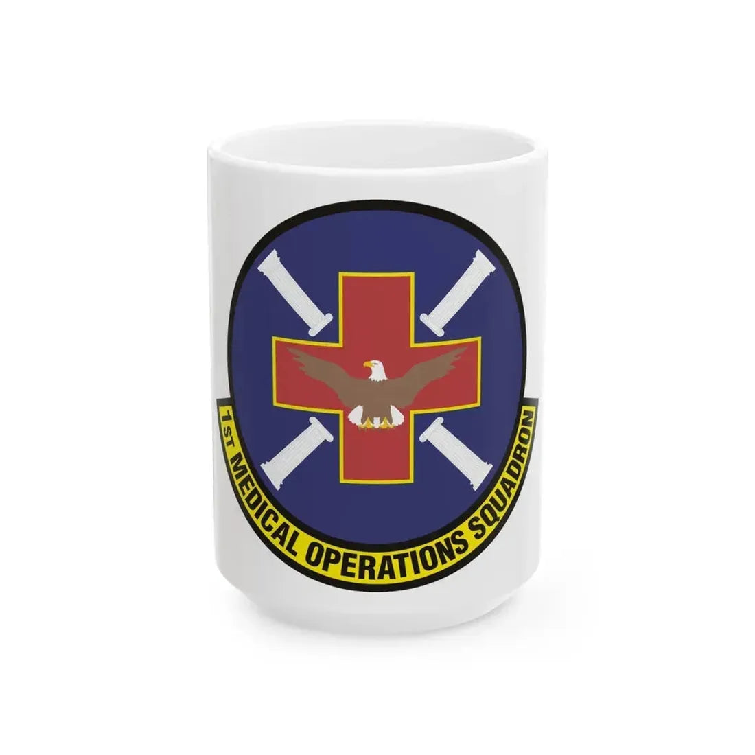 1st Medical Operations Squadron (U.S. Air Force) White Coffee Mug 15oz - Go Mug Yourself