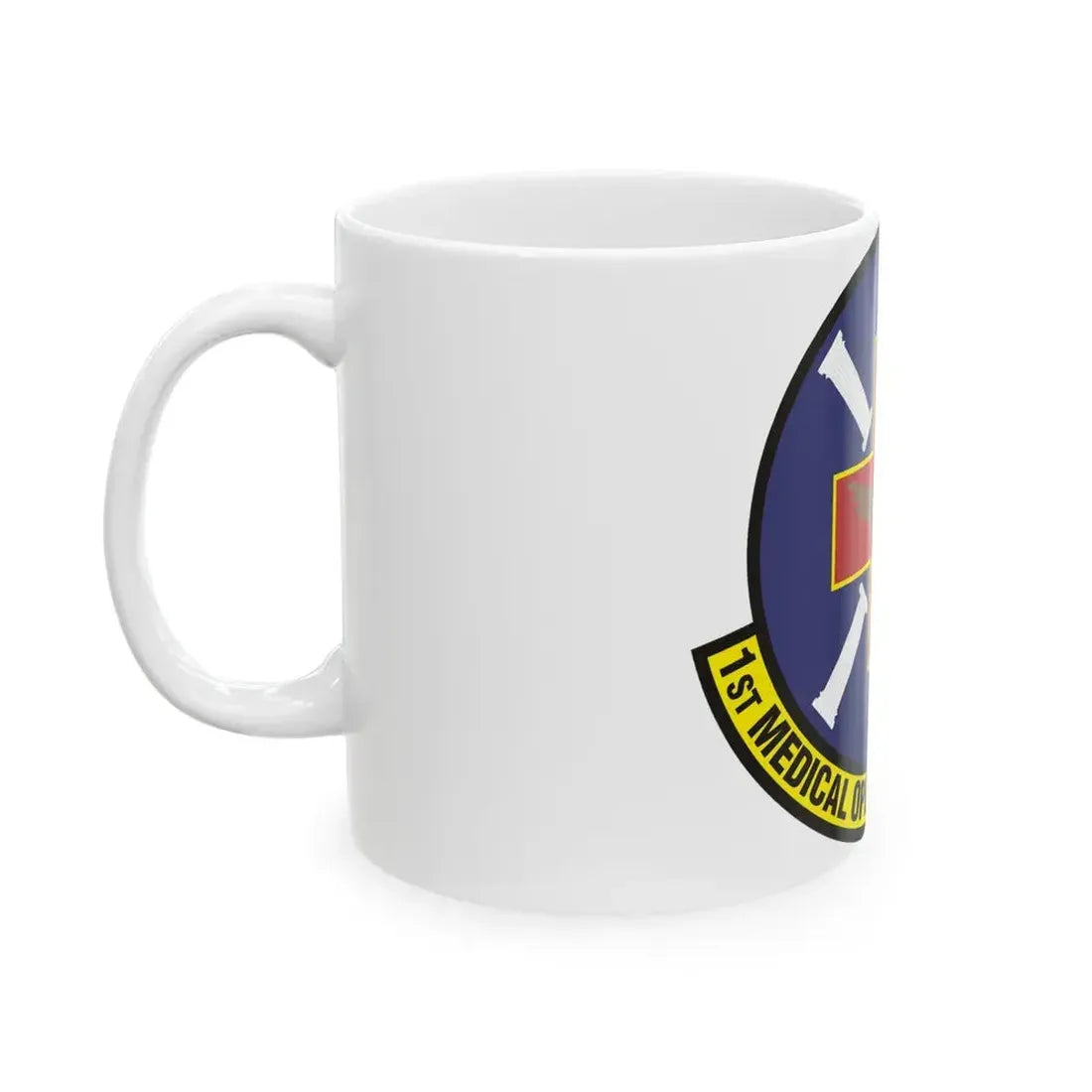 1st Medical Operations Squadron (U.S. Air Force) White Coffee Mug - Go Mug Yourself