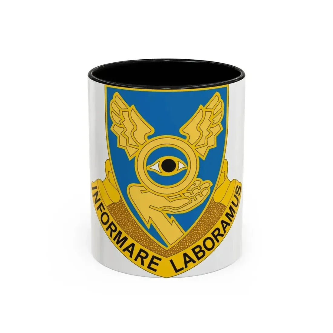 1st Military Intelligence Battalion (U.S. Army) Accent Coffee Mug 11oz Black - Go Mug Yourself