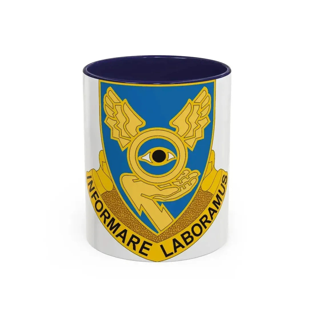 1st Military Intelligence Battalion (U.S. Army) Accent Coffee Mug 11oz Navy - Go Mug Yourself