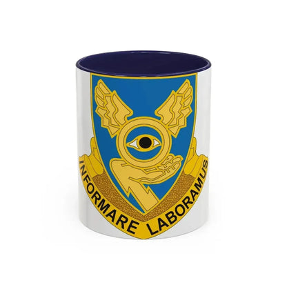 1st Military Intelligence Battalion (U.S. Army) Accent Coffee Mug 11oz Navy - Go Mug Yourself