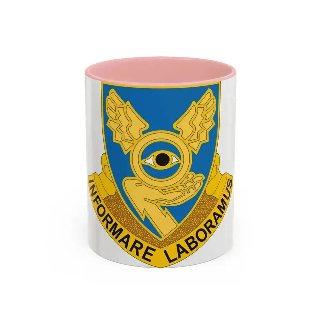 1st Military Intelligence Battalion (U.S. Army) Accent Coffee Mug 11oz Pink - Go Mug Yourself
