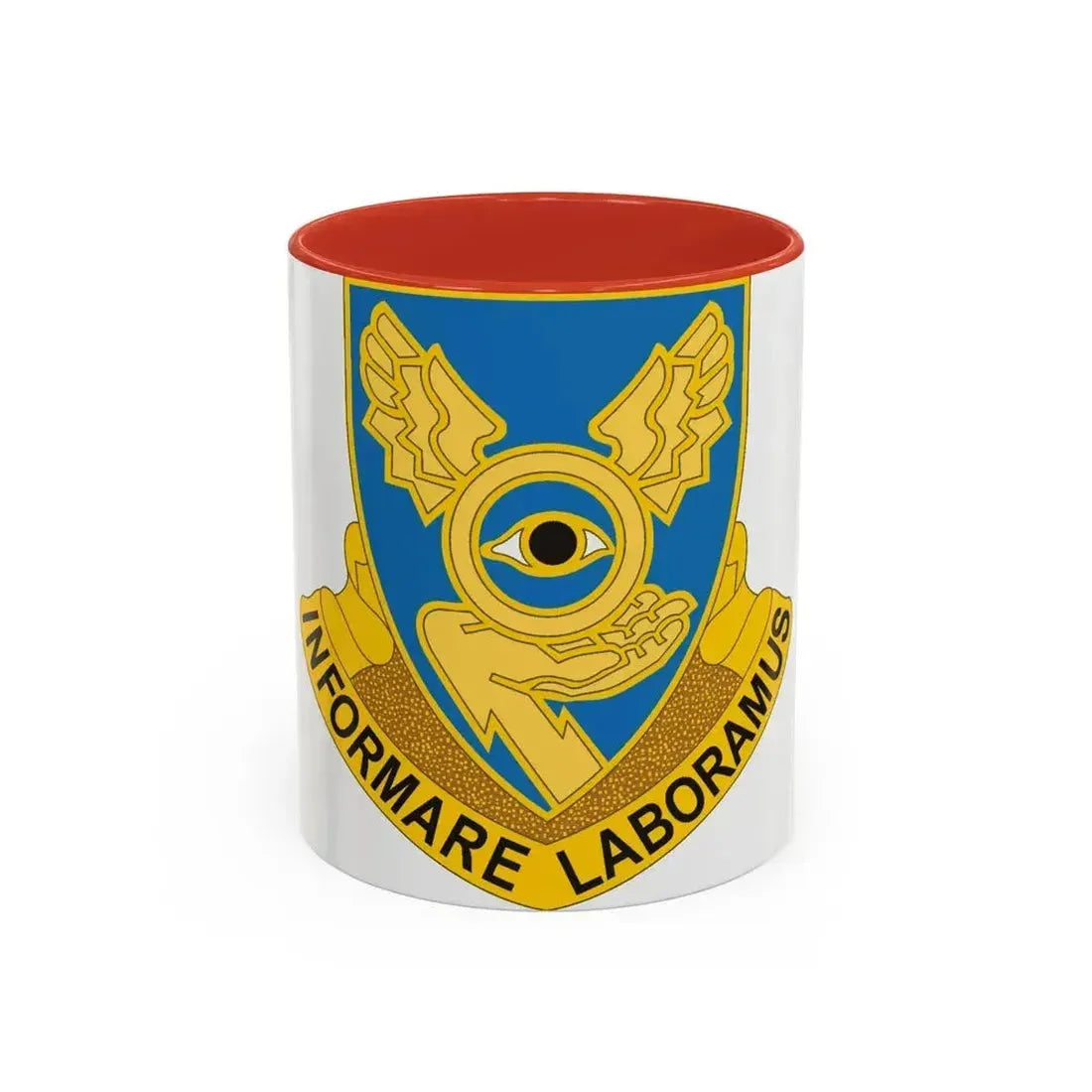 1st Military Intelligence Battalion (U.S. Army) Accent Coffee Mug 11oz Red - Go Mug Yourself