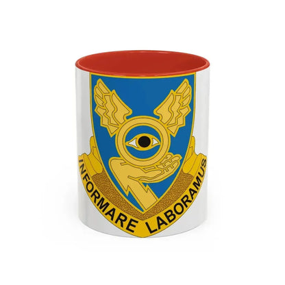 1st Military Intelligence Battalion (U.S. Army) Accent Coffee Mug 11oz Red - Go Mug Yourself