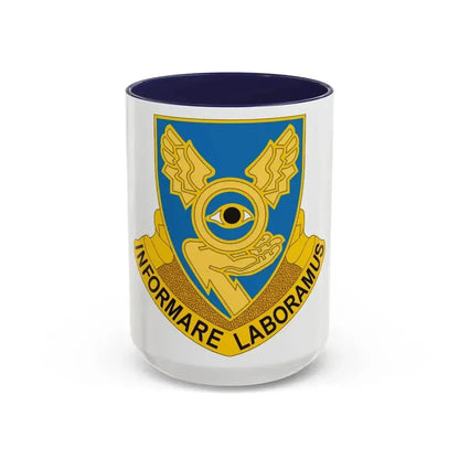 1st Military Intelligence Battalion (U.S. Army) Accent Coffee Mug 15oz Navy - Go Mug Yourself