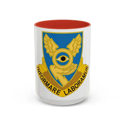 1st Military Intelligence Battalion (U.S. Army) Accent Coffee Mug 15oz Red - Go Mug Yourself