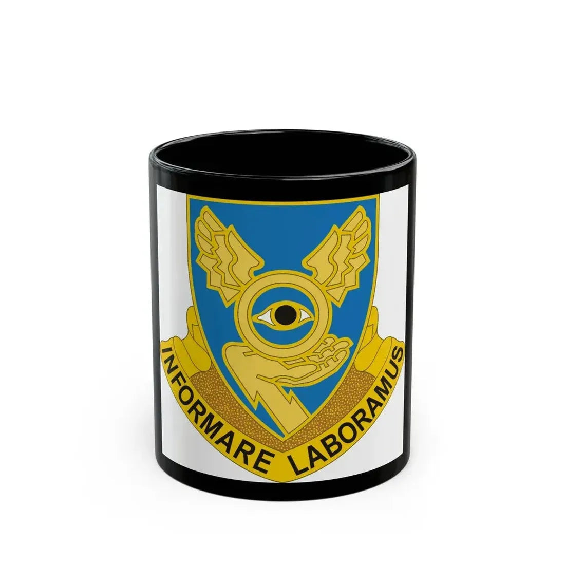 1st Military Intelligence Battalion (U.S. Army) Black Coffee Mug 11oz - Go Mug Yourself