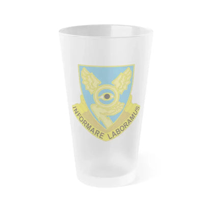 1st Military Intelligence Battalion (U.S. Army) Frosted Pint Glass 16oz Default Title - Go Mug Yourself