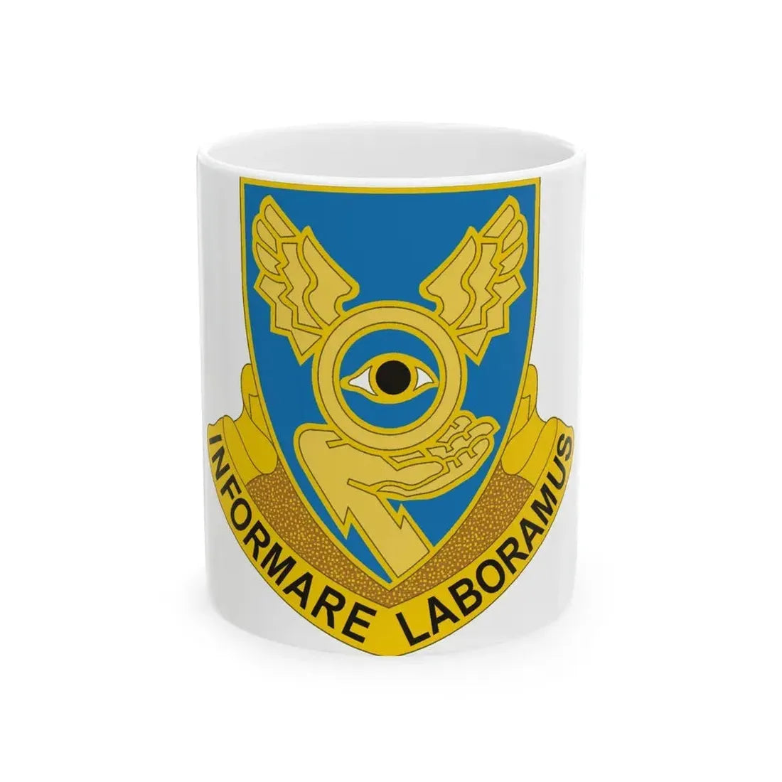 1st Military Intelligence Battalion (U.S. Army) White Coffee Mug 11oz - Go Mug Yourself