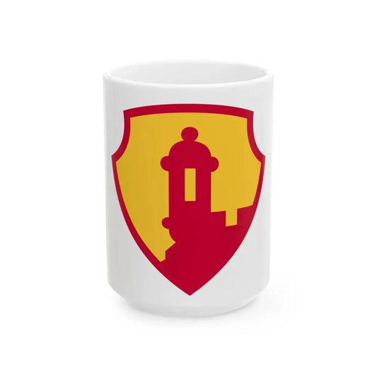 1st Mission Support Command 2 (U.S. Army) White Coffee Mug 15oz - Go Mug Yourself