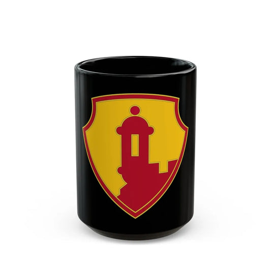 1ST MISSION SUPPORT COMMAND (U.S. Army) Black Coffee Mug-15oz-Go Mug Yourself