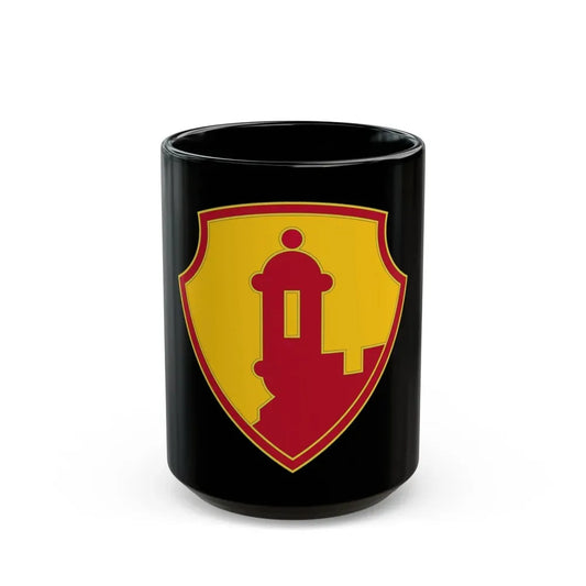 1ST MISSION SUPPORT COMMAND (U.S. Army) Black Coffee Mug 15oz - Go Mug Yourself