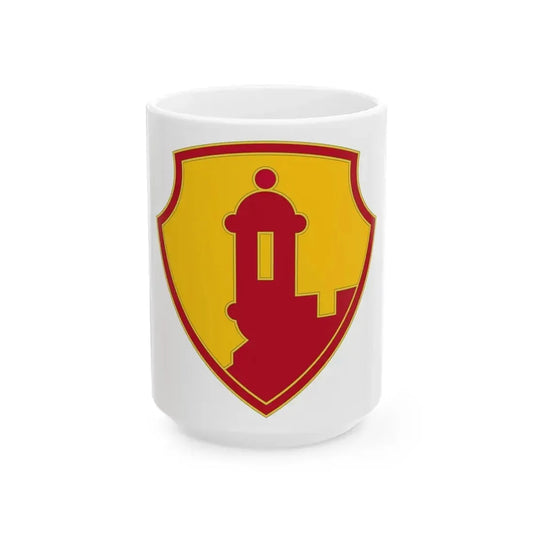1ST MISSION SUPPORT COMMAND (U.S. Army) White Coffee Mug 15oz - Go Mug Yourself
