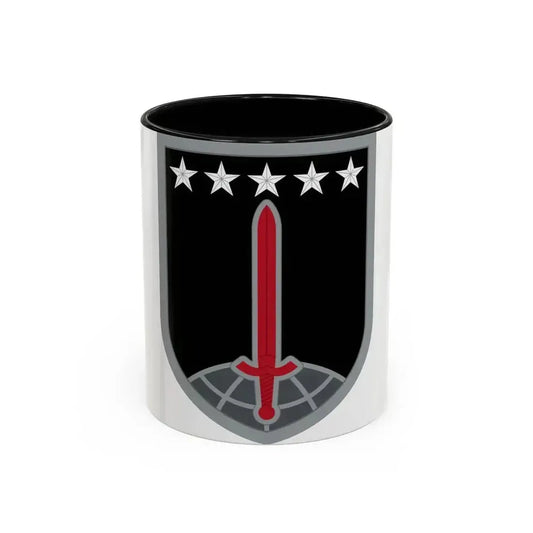 1ST MULTIDOMAIN TASK FORCE (U.S. Army) Accent Coffee Mug 11oz Black - Go Mug Yourself