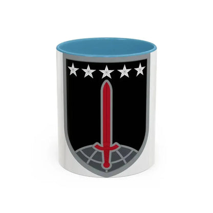 1ST MULTIDOMAIN TASK FORCE (U.S. Army) Accent Coffee Mug 11oz Light Blue - Go Mug Yourself
