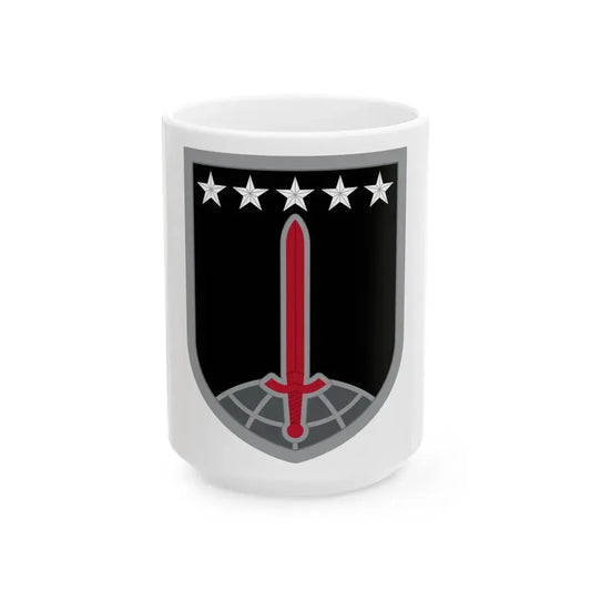 1ST MULTIDOMAIN TASK FORCE (U.S. Army) White Coffee Mug 15oz - Go Mug Yourself