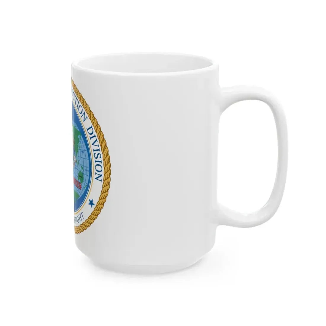 1st Naval Construction Div Seabee (U.S. Navy) White Coffee Mug - Go Mug Yourself
