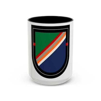 1st Ranger Battalion 3 (U.S. Army) Accent Coffee Mug 15oz Black - Go Mug Yourself
