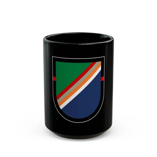 1st Ranger Battalion 3 (U.S. Army) Black Coffee Mug 15oz - Go Mug Yourself