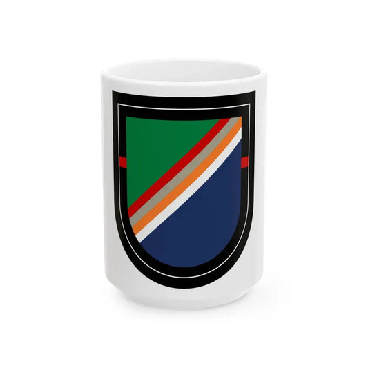 1st Ranger Battalion 3 (U.S. Army) White Coffee Mug 15oz - Go Mug Yourself
