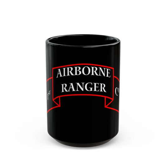 1st Ranger Infantry Company (U.S. Army) Black Coffee Mug-15oz-Go Mug Yourself