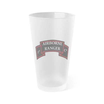 1st Ranger Infantry Company (U.S. Army) Frosted Pint Glass 16oz-Go Mug Yourself